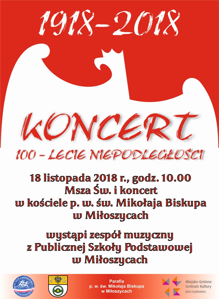 2018 plakat koncert niepodleglosc